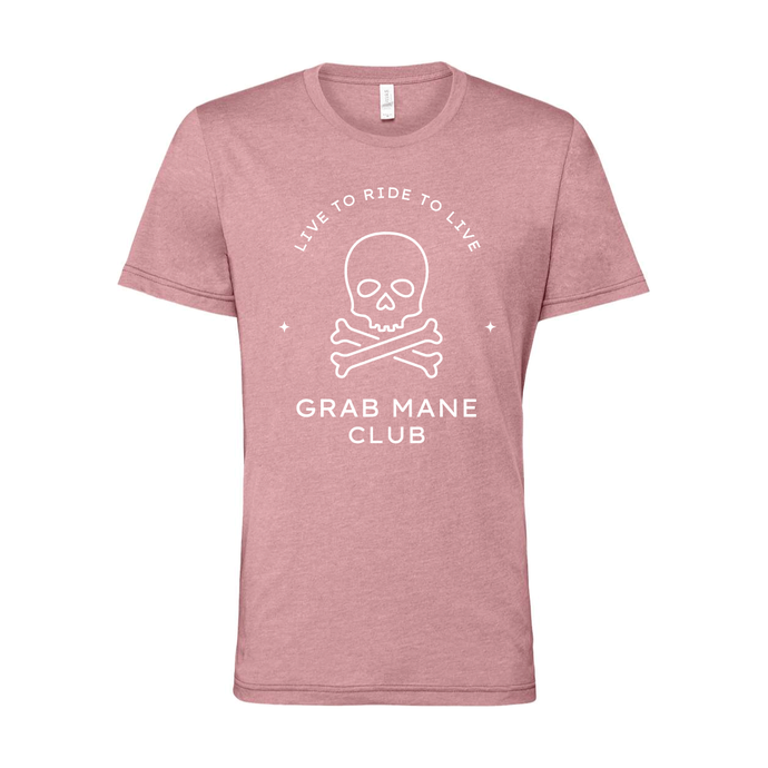 Unisex Grab Mane Club T-Shirt - Orchid