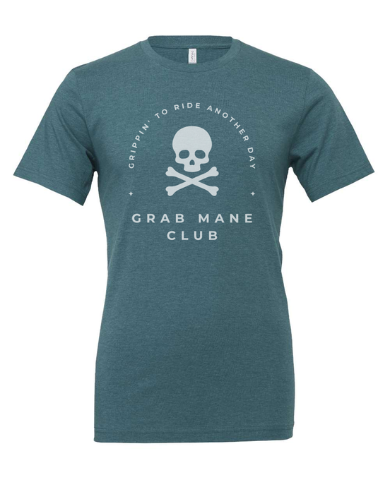 Unisex Grab Mane Club T-Shirt - Teal