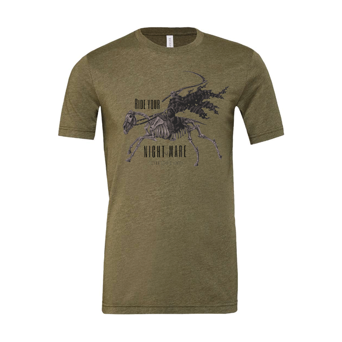 Ride Your Night Mare Unisex T-Shirt - Army Green