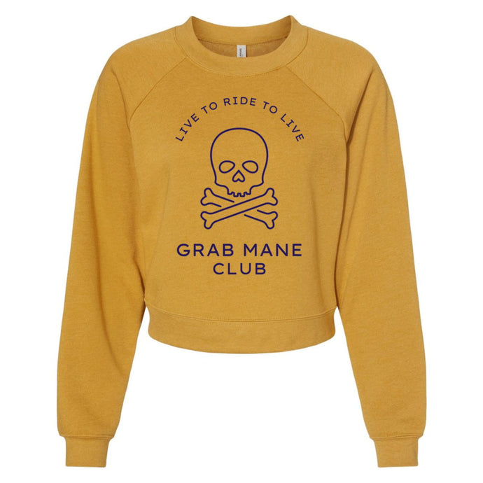 Grab Mane Club Pullover - Crop Top