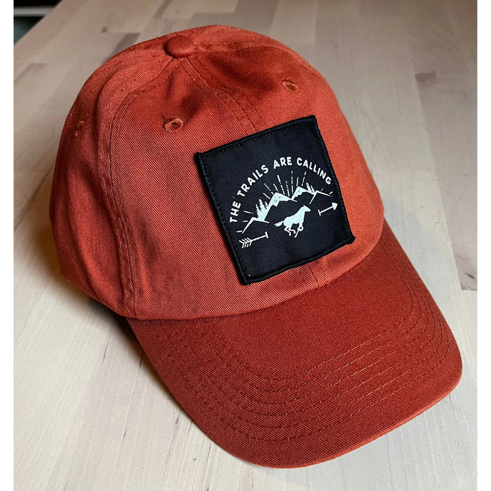 Unstructured Baseball Cap -Trails are Calling