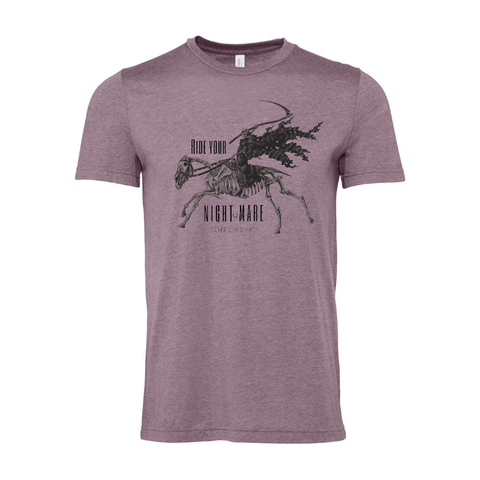 Ride Your Night Mare Unisex T-Shirt - Dusty Purple