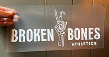 Load image into Gallery viewer, LARGE 14.5&quot; Broken Bones Weatherproof Trailer/Window Vinyl Decal - Black and White