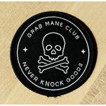 Iron-On Woven "Grab Mane" Cloth Patch