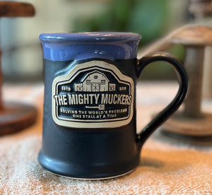 Handmade, Slip Cast 12oz "Mighty Muckers" Mug