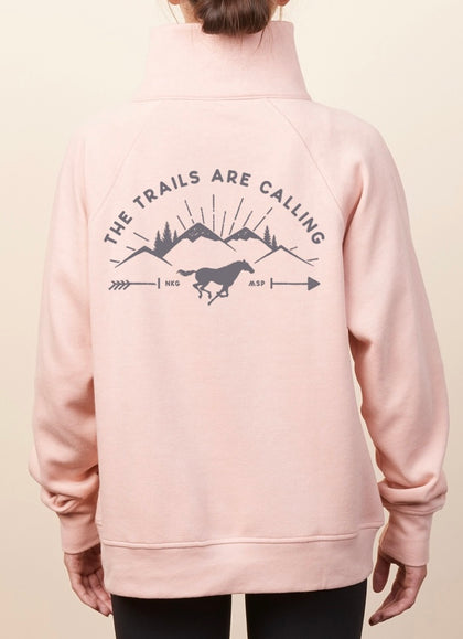 Trails are Calling 1/2 Zip Pullover