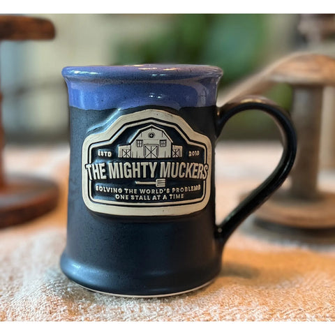 Handmade, Slip Cast 12oz "Mighty Muckers" Mug