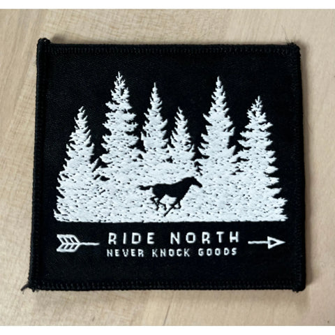 Sew-On Woven "Ride North" Patch