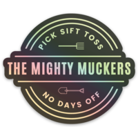 Mighty Muckers Weatherproof Vinyl Sticker