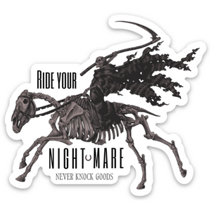 Night Mare Weatherproof Vinyl Sticker