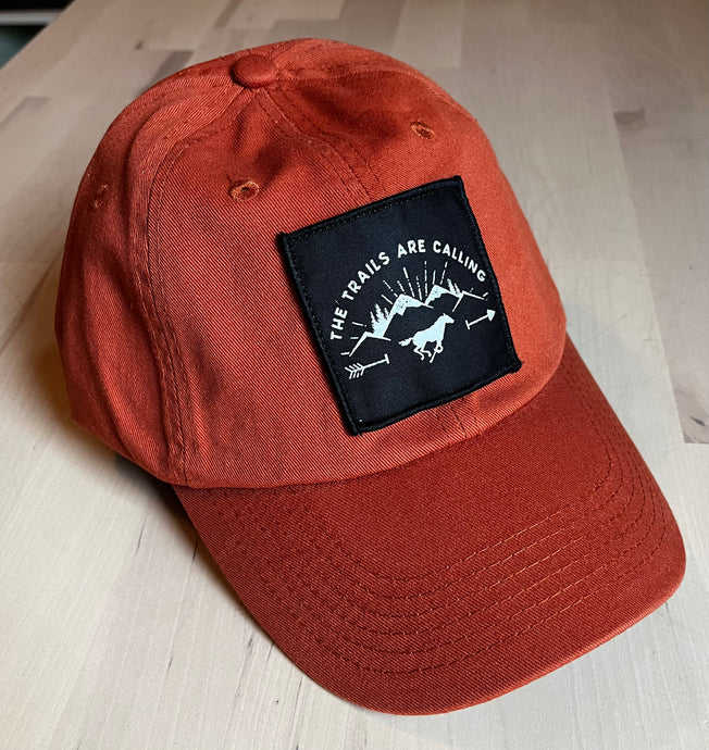 Unstructured Baseball Cap -Trails are Calling